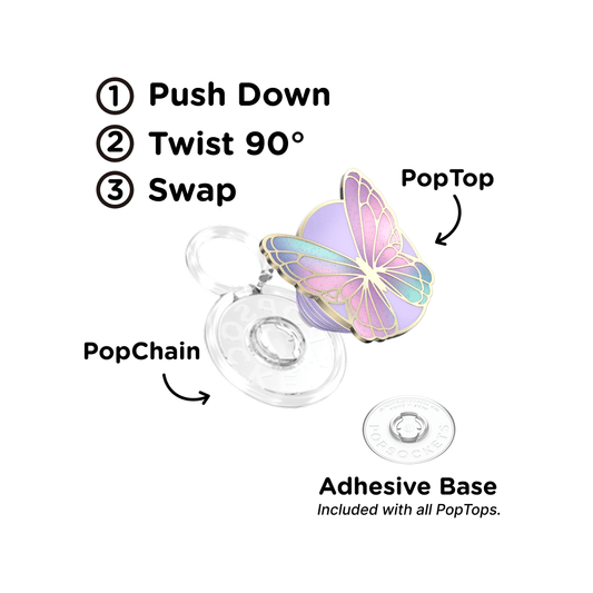Enamel Butterfly Prism — PopTop - US 92692