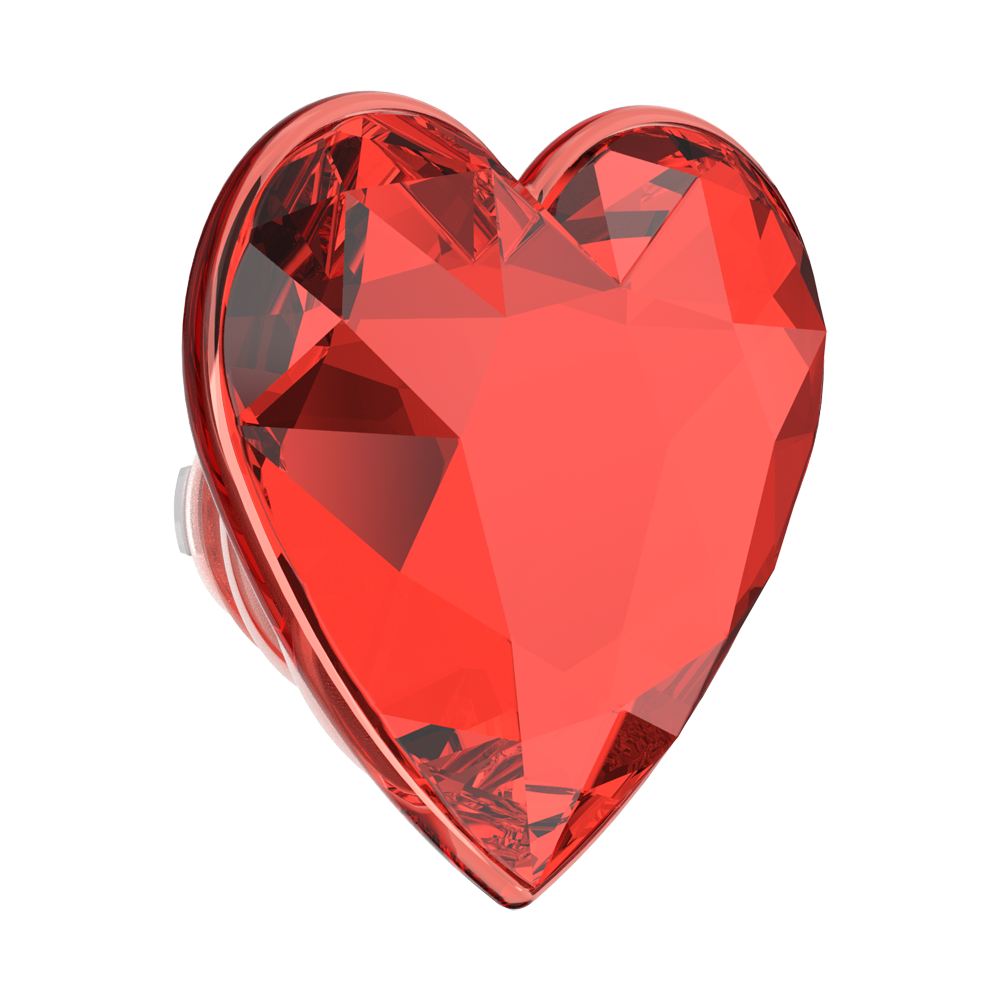 Crystal Heart Rosso — MagSafe PopGrip - US 26862