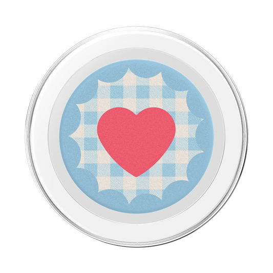 Gingham Heart — MagSafe PopGrip - US 79400