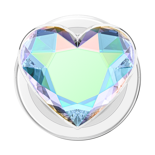 Iridescent Crystal Heart — MagSafe PopGrip - US 61777