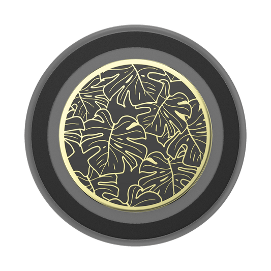 Enamel Monstera Black — MagSafe PopGrip - US 08255