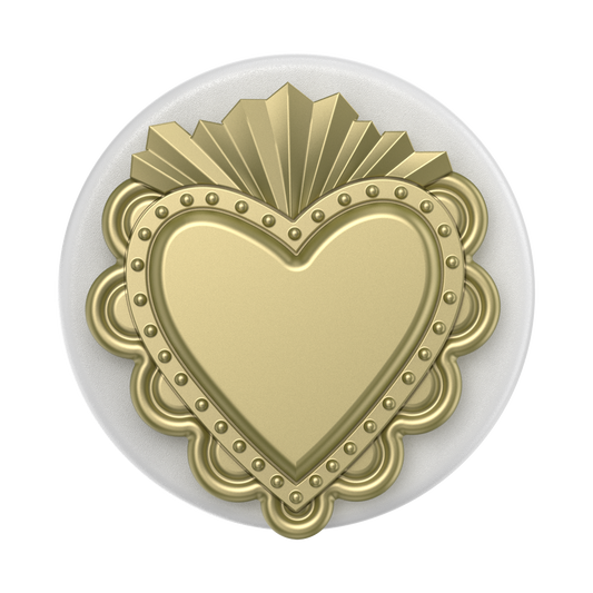 PopOut Sacred Heart Gold — MagSafe PopGrip - US 67225
