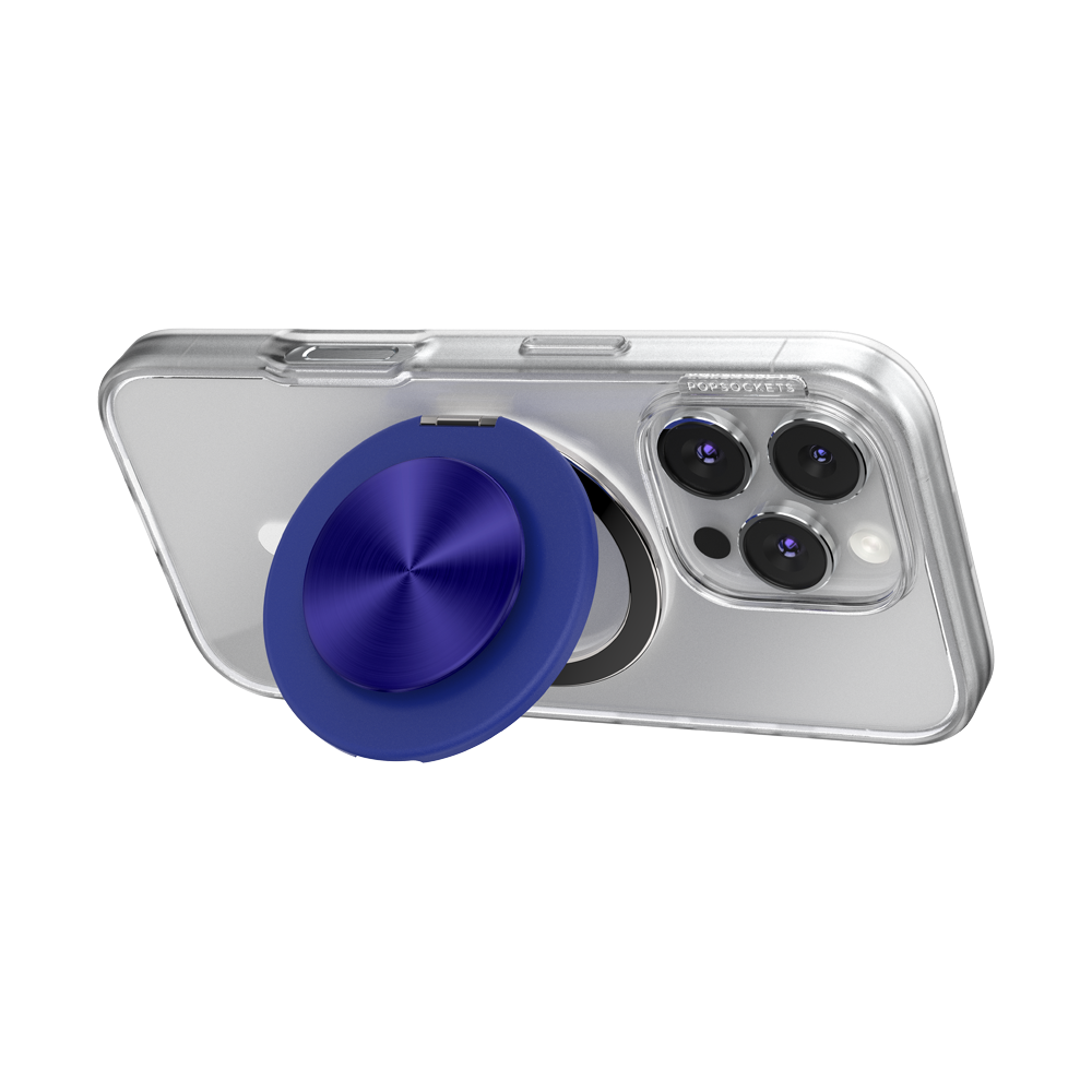 Aluminum Radial French Navy — MagSafe Kick-Out Grip & Stand - US 17262