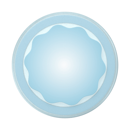 Molded Flower Blue Sigh — MagSafe PopGrip - US 78130