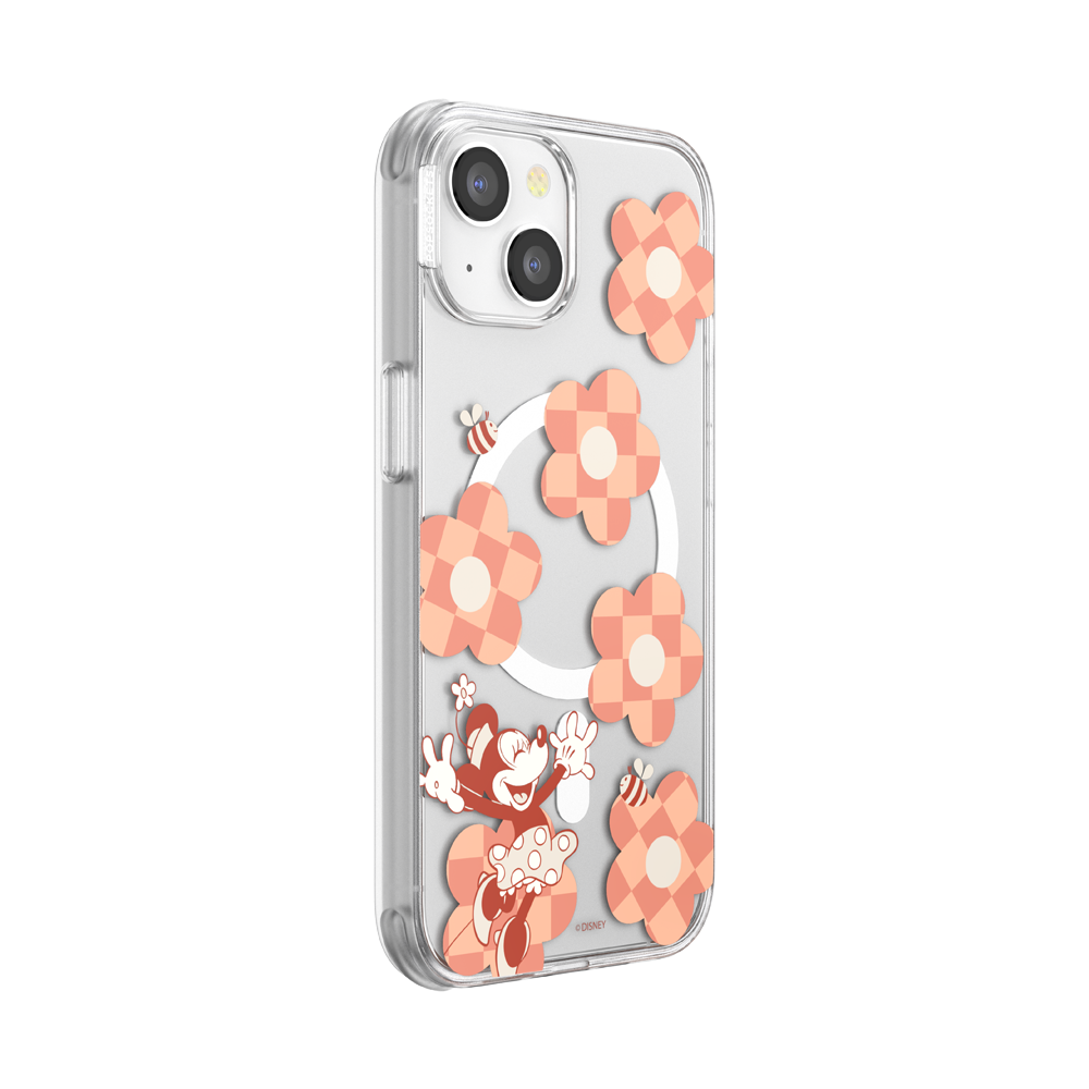 Minnie Checkered Flower — iPhone 14 MagSafe Case - US 90230