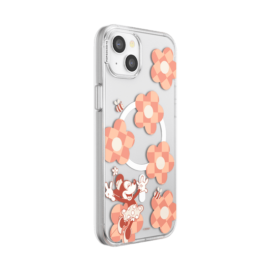 Minnie Checkered Flower — iPhone 15 Plus MagSafe Case - US 60389
