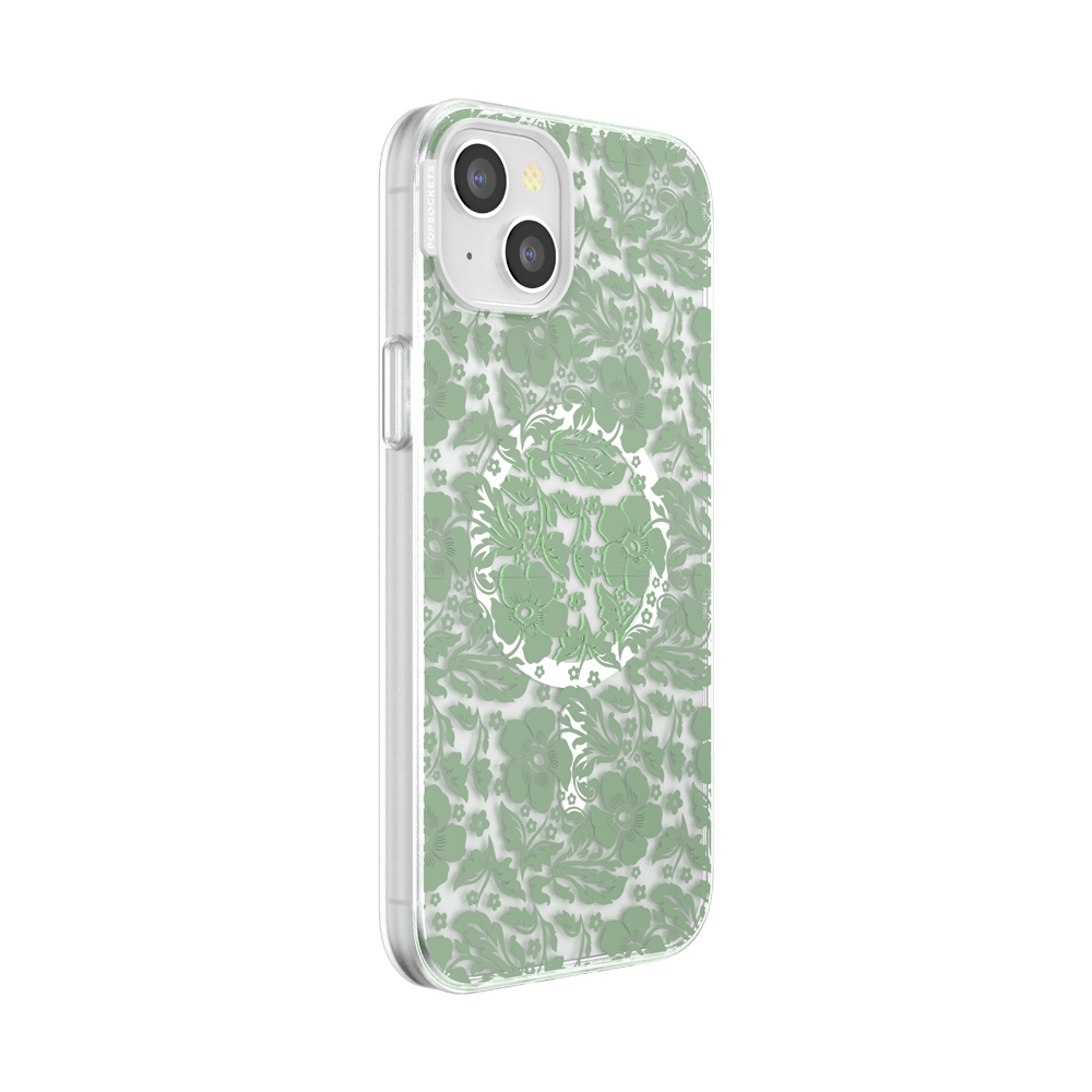 Lace Eucalyptus — iPhone 15 Plus MagSafe Case - US 82932
