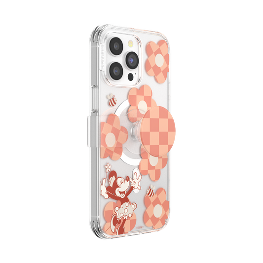 Minnie Checkered Flower — iPhone 14 Pro Max MagSafe Case - US 39141