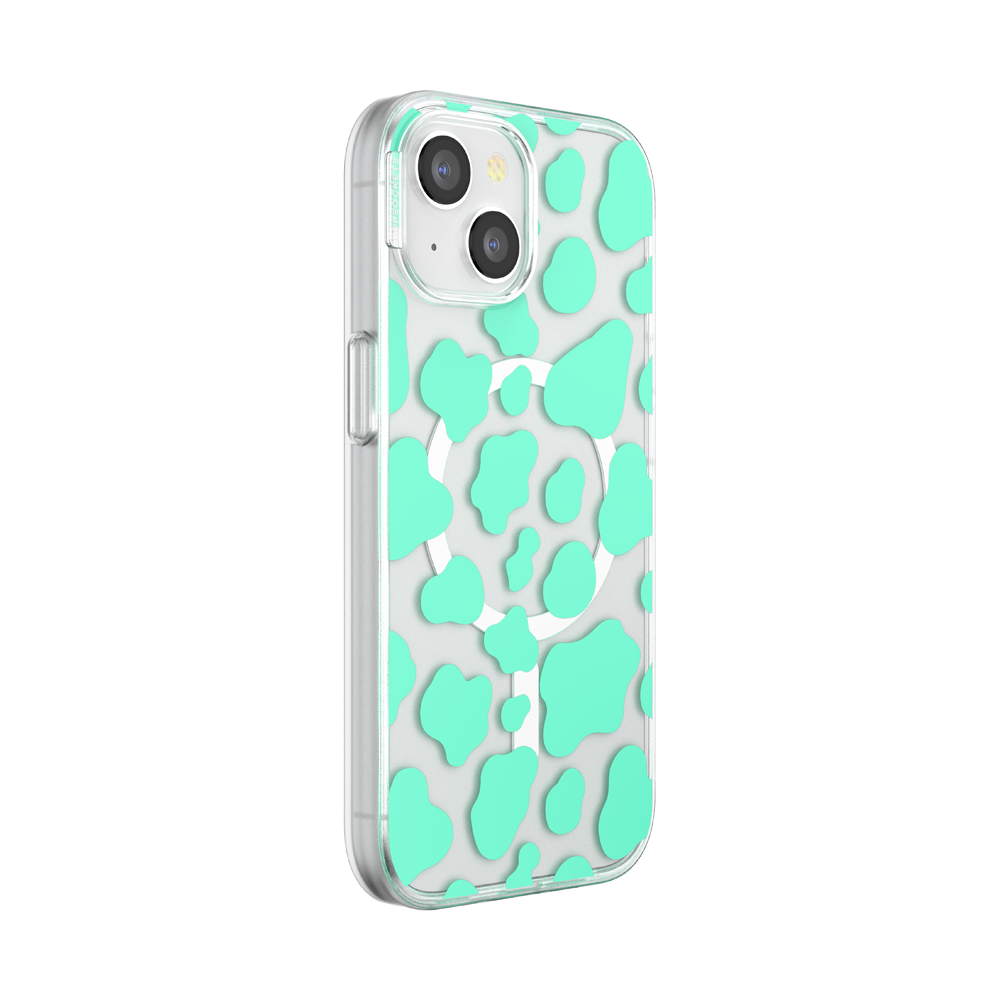 Turquoise Cow Cow — iPhone 15 MagSafe Case - US 81873