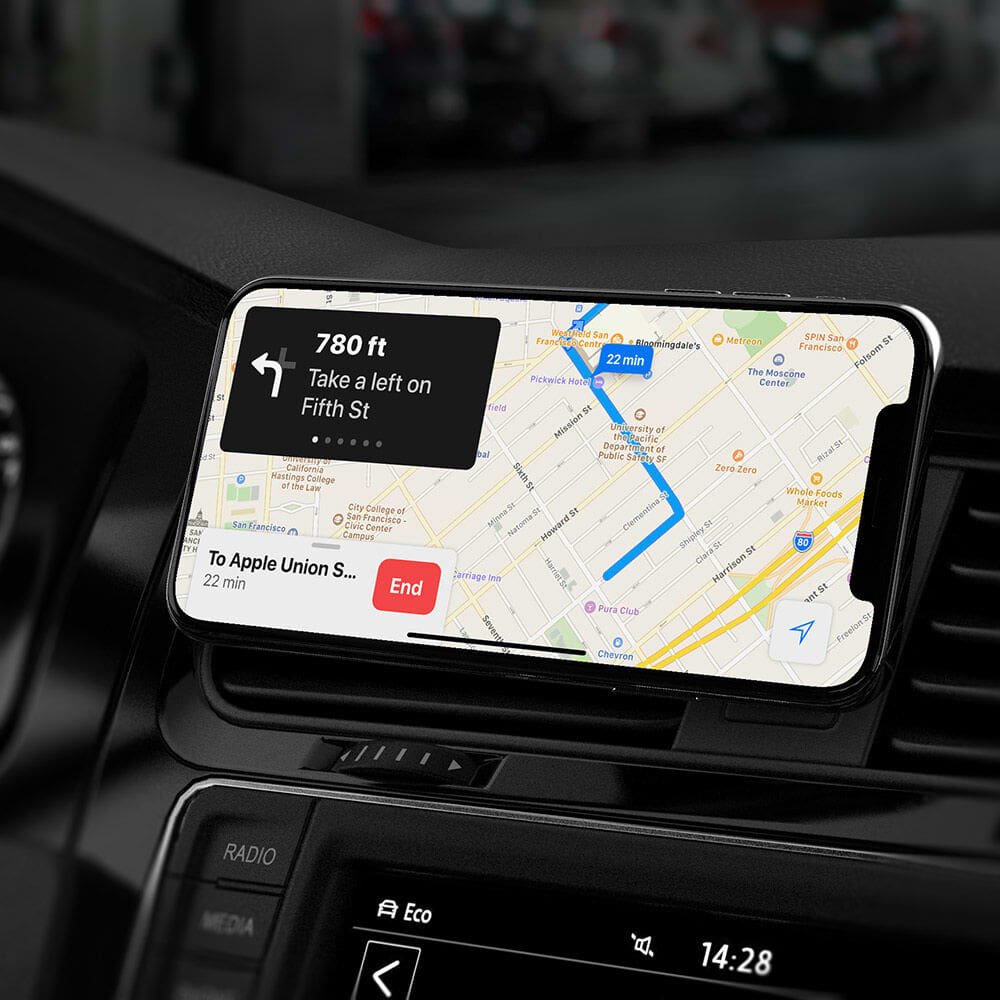 White — Car Vent Mount - US 07558