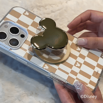 Enamel Gold Mickey Head — MagSafe PopGrip - US 73439
