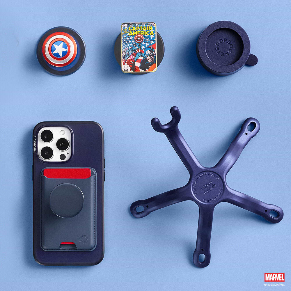 Enamel Captain America Comic Book — MagSafe PopGrip - US 85601