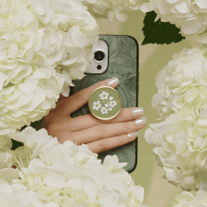 Enamel Floral Relief — MagSafe PopGrip - US 51770