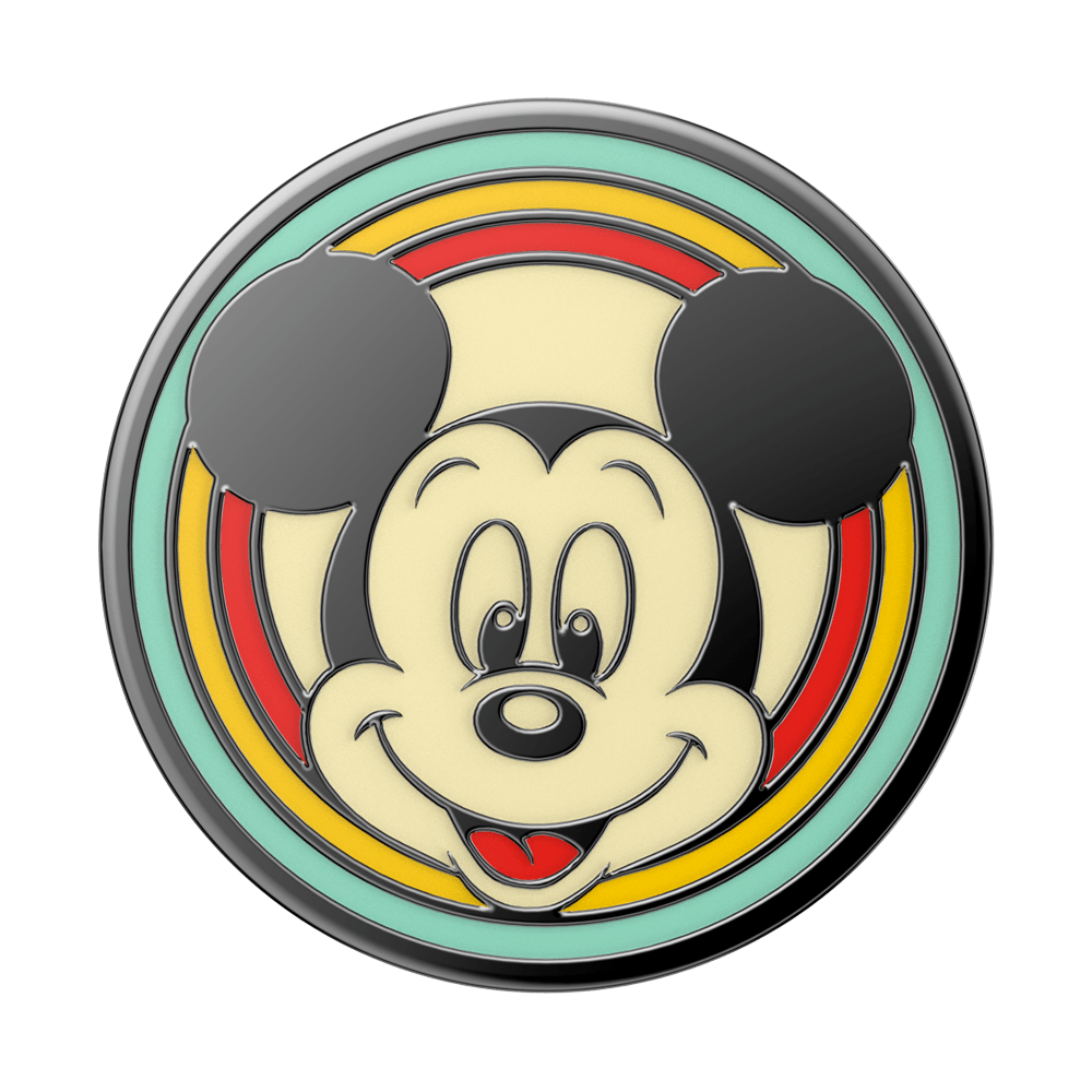 Enamel Vintage Mickey Mouse — Adhesive PopGrip - US 93188