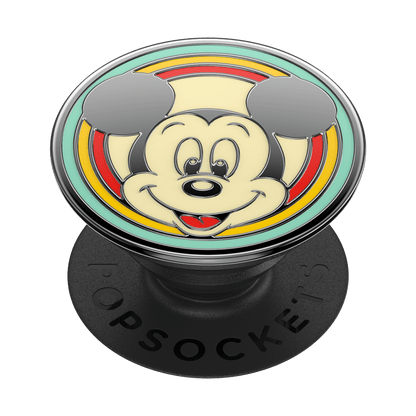 Enamel Vintage Mickey Mouse — Adhesive PopGrip - US 24239