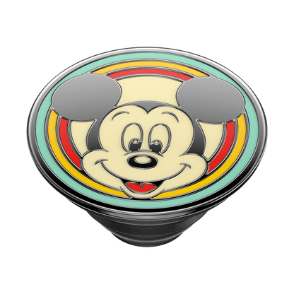 Enamel Vintage Mickey Mouse — Adhesive PopGrip - US 93188