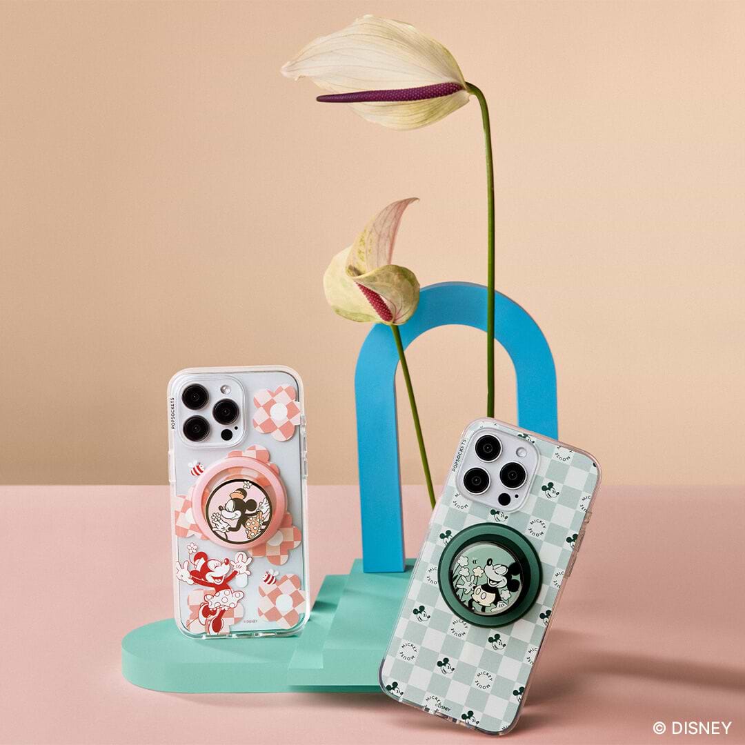 Tonal Flower Mickey — MagSafe PopGrip - US 64724