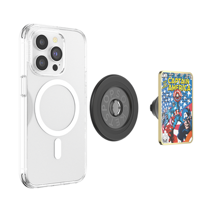 Enamel Captain America Comic Book — MagSafe PopGrip - US 85601