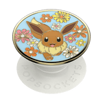 Floral Eevee Enamel — Adhesive PopGrip - US 15993
