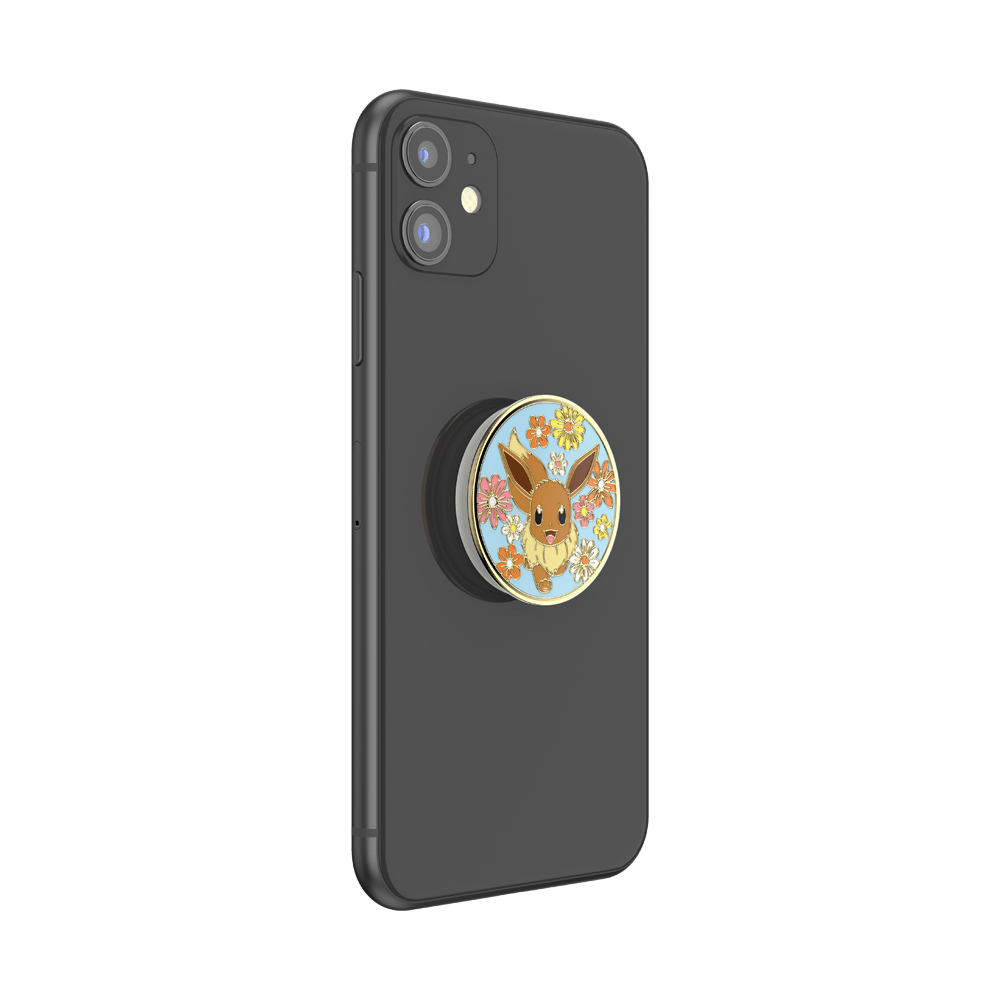 Floral Eevee Enamel — Adhesive PopGrip - US 82702