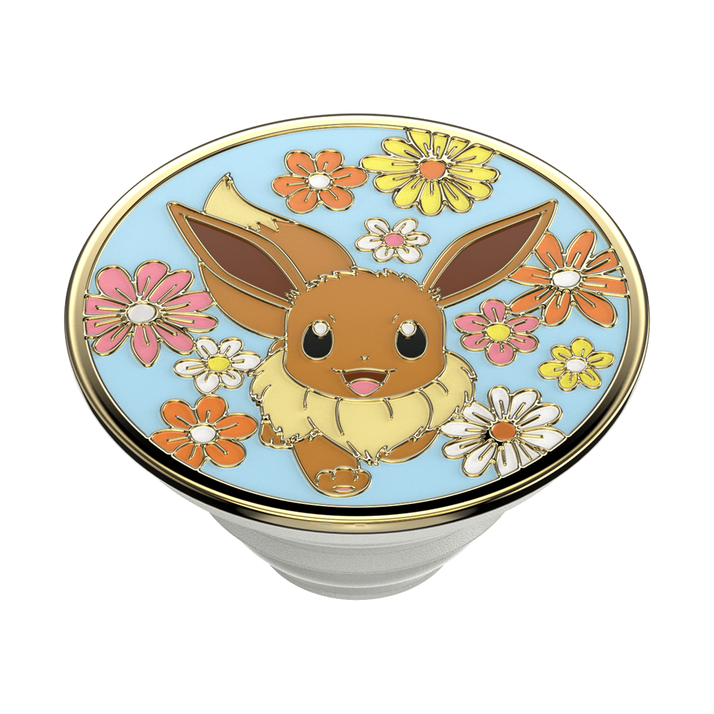 Floral Eevee Enamel — Adhesive PopGrip - US 80052