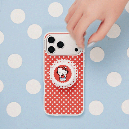 Cherry Red Polka Dot — iPhone 14 Pro MagSafe Case - US 01931