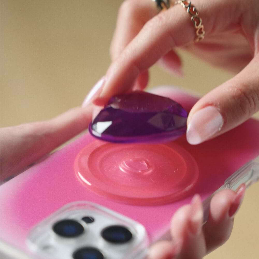 Crystal Heart Lavender —  MagSafe PopGrip - US 91218