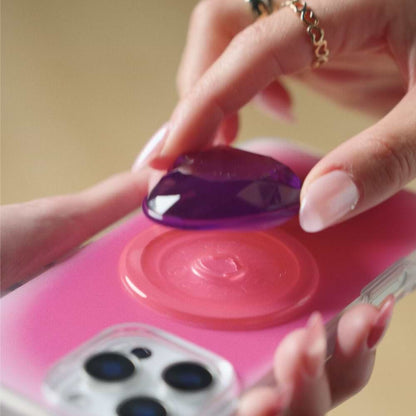 Crystal Heart Lavender —  MagSafe PopGrip - US 14569