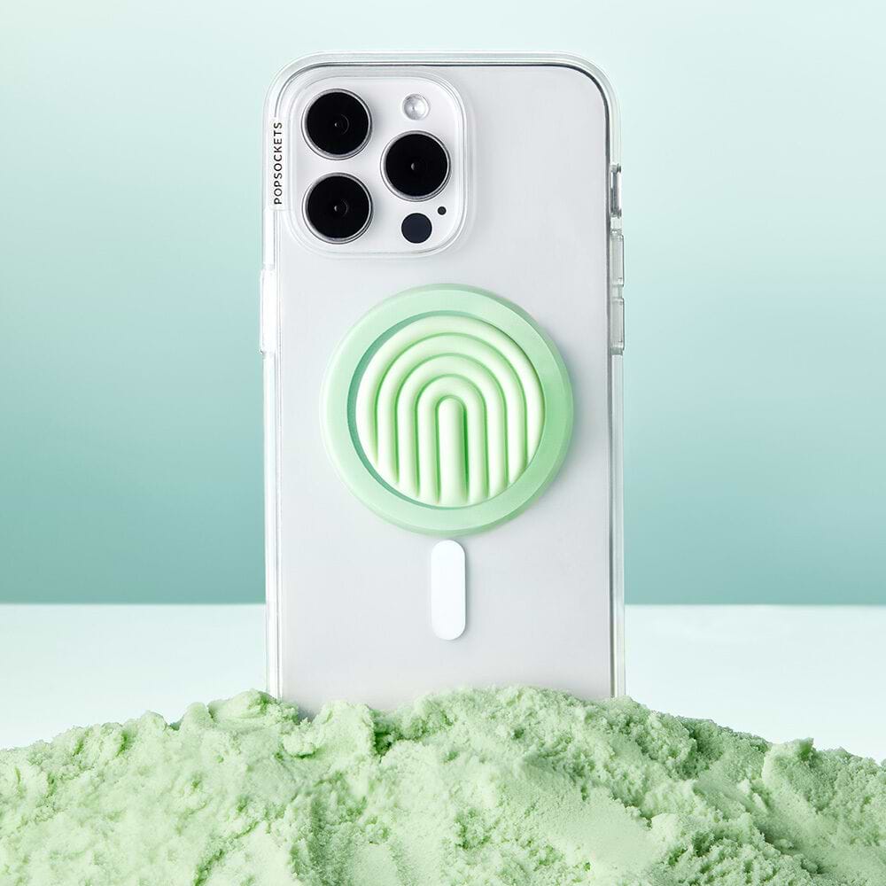 PopOut Curves Matcha Dew — MagSafe PopGrip - US 68468