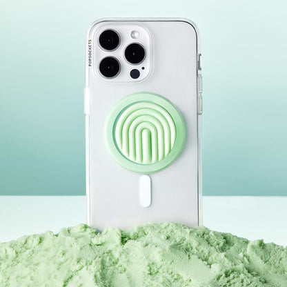 PopOut Curves Matcha Dew — MagSafe PopGrip - US 68468