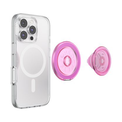 Translucent Baby Pink — MagSafe Kick-Out Grip & Stand - US 04624