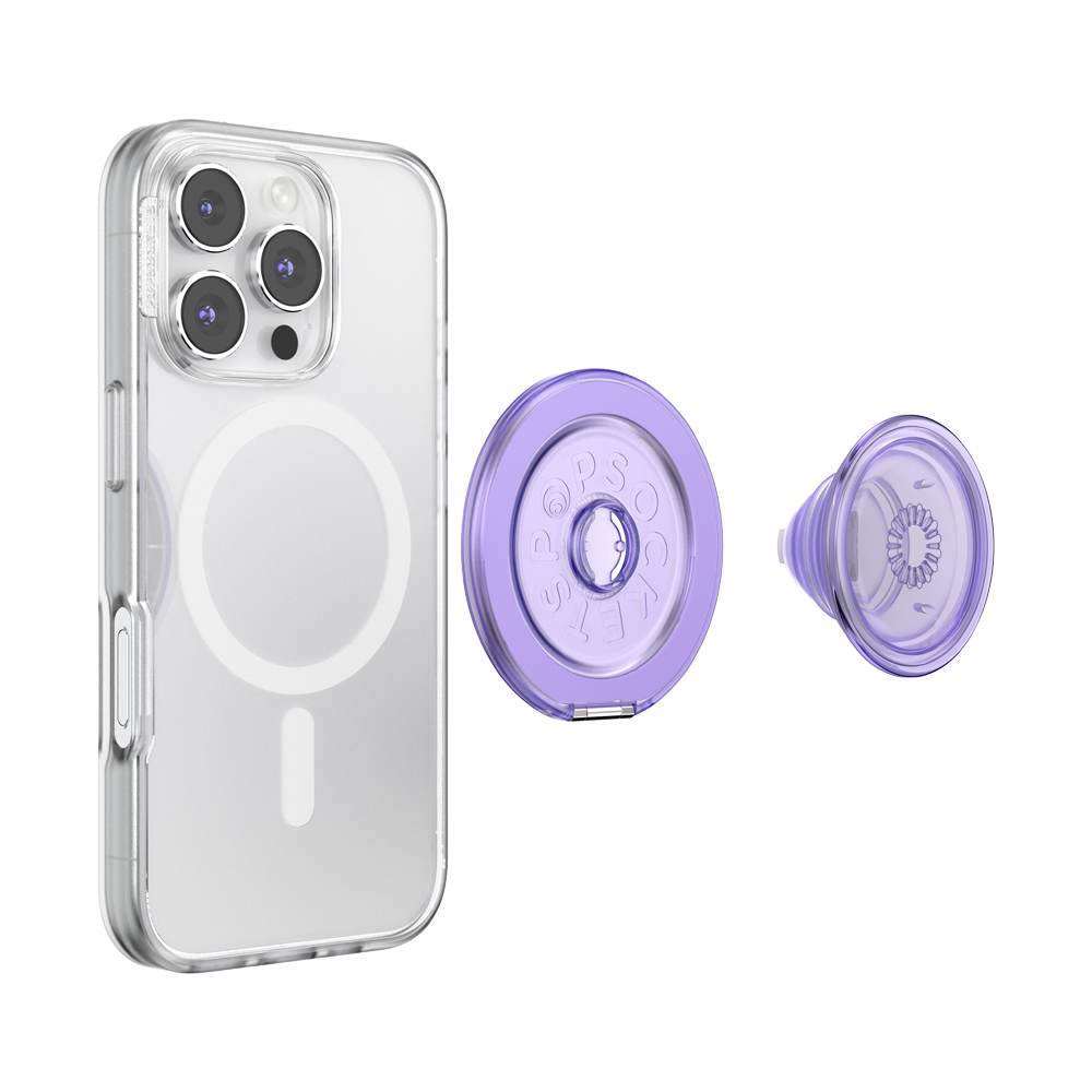 Translucent Dusty Purple — MagSafe Kick-Out Grip & Stand - US 03987