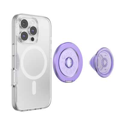 Translucent Dusty Purple — MagSafe Kick-Out Grip & Stand - US 77390