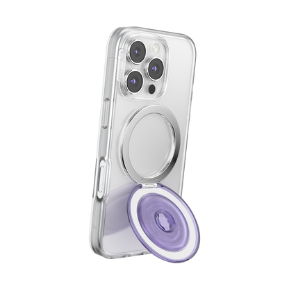 Translucent Dusty Purple — MagSafe Kick-Out Grip & Stand - US 08535