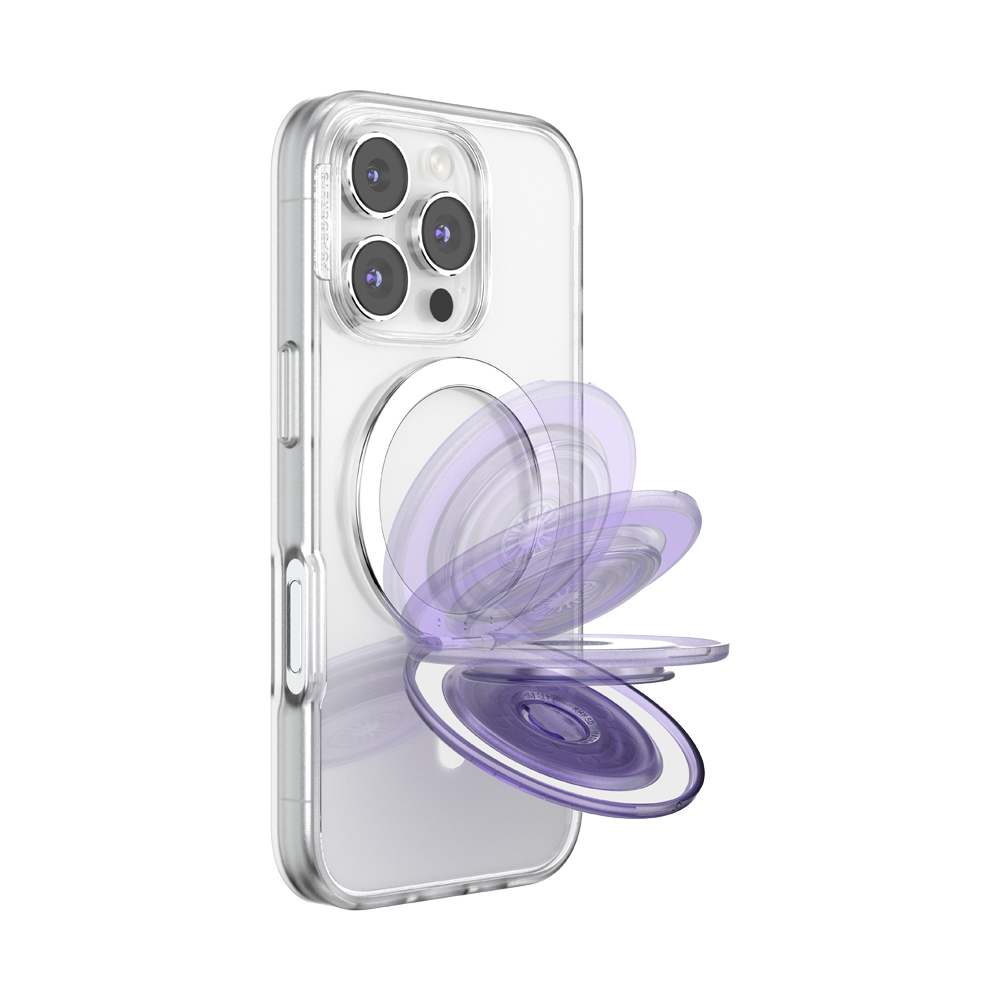 Translucent Dusty Purple — MagSafe Kick-Out Grip & Stand - US 84035