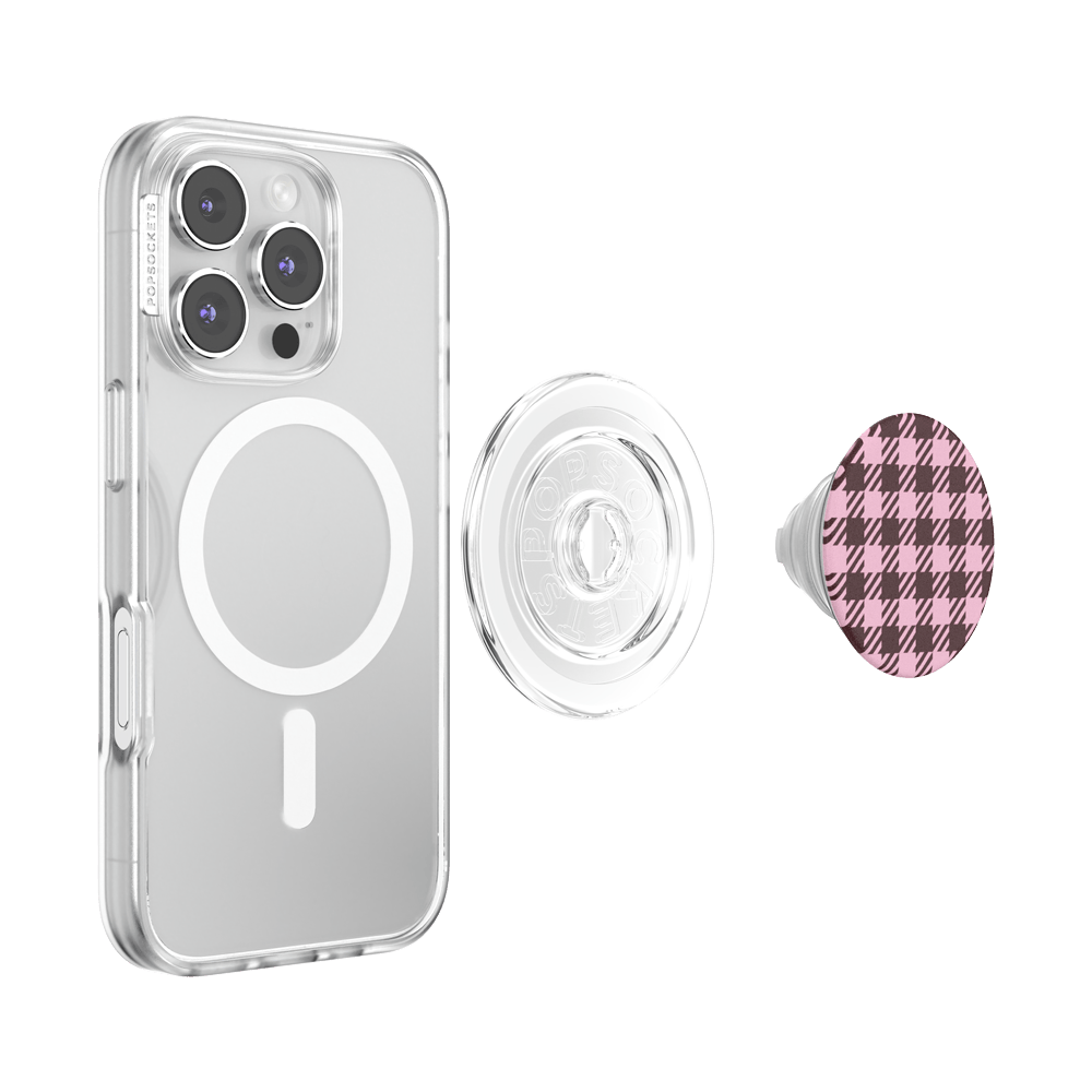 Black Cherry Gingham — MagSafe PopGrip - US 66672