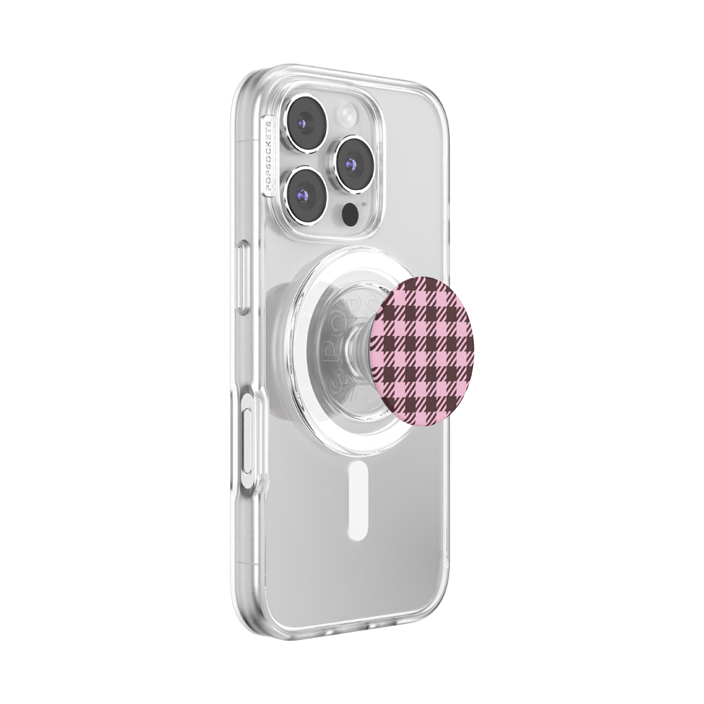 Black Cherry Gingham — MagSafe PopGrip - US 77096