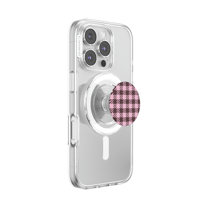 Black Cherry Gingham — MagSafe PopGrip - US 77096