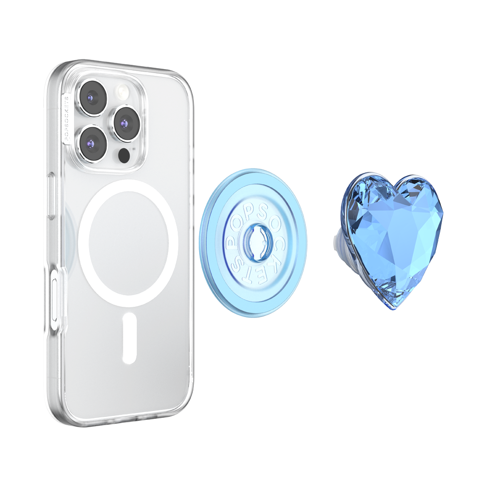 Crystal Heart Frost —  MagSafe PopGrip - US 13038