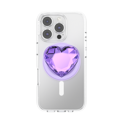 Crystal Heart Lavender —  MagSafe PopGrip - US 56962