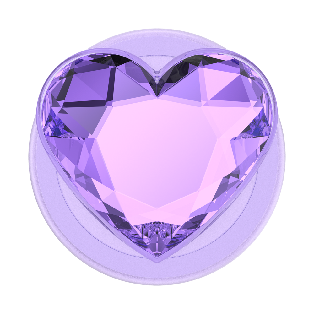 Crystal Heart Lavender —  MagSafe PopGrip - US 91218