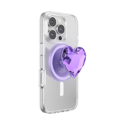 Crystal Heart Lavender —  MagSafe PopGrip - US 82984