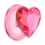Crystal Heart Neon Pink —  MagSafe PopGrip - US 24634