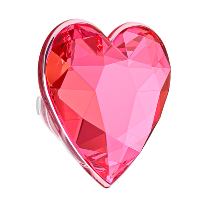 Crystal Heart Neon Pink —  MagSafe PopGrip - US 22391
