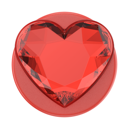 Crystal Heart Rosso —  MagSafe PopGrip - US 66273