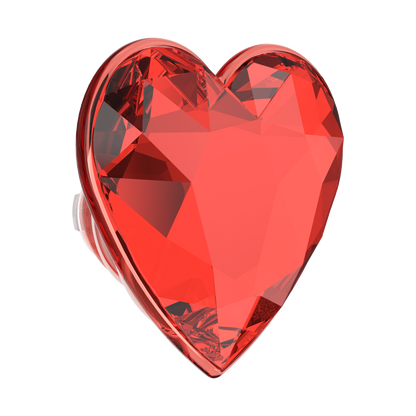 Crystal Heart Rosso —  MagSafe PopGrip - US 97098