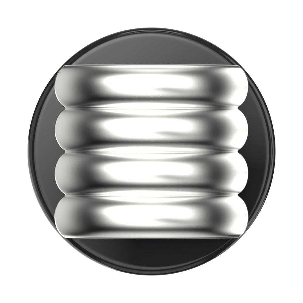 Enamel Puffy Stack Silver —  MagSafe PopGrip - US 83374