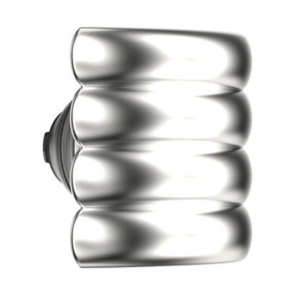 Enamel Puffy Stack Silver — PopTop - US 48278
