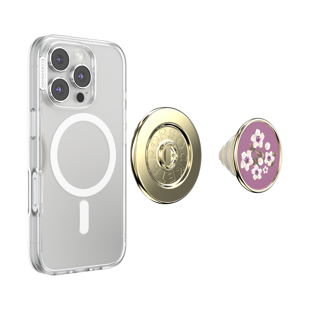 Enamel Floral Mauve — MagSafe PopGrip - US 57662