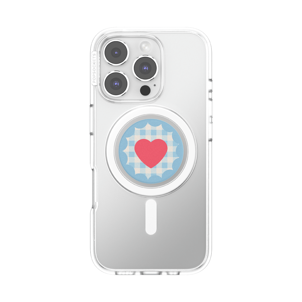 Gingham Heart —  MagSafe PopGrip - US 64286